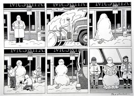 Paul Kirchner - Le BUS 3 –  » SNOWMAN  » – Planche originale – Paul kirchner - Comic Strip
