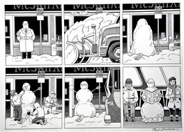 Paul Kirchner - Le BUS 3 –  » SNOWMAN  » – Planche originale – Paul kirchner - Planche originale