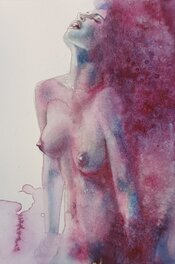Giovanna Casotto - Aquarelle "Sublimes éclats de rêves" - Illustration originale