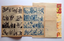 La publication de la Bd du Rc du BB 34 La Razzia Sauvage de Juillet 1949 ( qui sera offerte et joint a l 'achat de la Couverture originale de Chott ) et Bandes intérieures de Claudy La publication de la Bd du Rc du BB 34 La Razzia Sauvage de Juillet 1949 ( qui sera offerte et joint a l 'achat de la Couverture originale de Chott ) et Bandes intérieures de Claudy