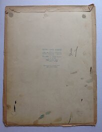 Le Verso de la Couverture originale du BB 21 L'Ennemi Fantôme par le maître Chott .... au format entier de : 23,5 X 32 Cm Le Verso de la Couverture originale du BB 21 L'Ennemi Fantôme par le maître Chott .... au format entier de : 23,5 X 32 Cm