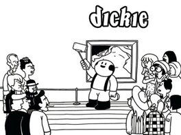 Pieter De Poortere - « Dickie au musée » – Pieter De Poortere – (original +Art Print) – Couverture - Original Cover