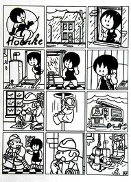Pieter De Poortere - Dickie – « Innondation » – Planche originale – Pieter De Poortere - Comic Strip
