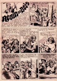 La page 1 (annotée 2 sur L'original) de la Bd de Robin des Bois 5 de 1948 La page 1 (annotée 2 sur L'original) de la Bd de Robin des Bois 5 de 1948