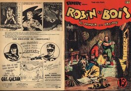 A titre informatif = Voici Le 4eme de Couverture et la Couverture de La Bd du ROBIN 7 Le Manoir de La Crainte , Rc Éo 1948 Éditions Pierre Mouchot / CHOTT