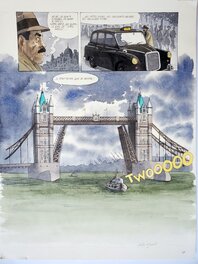 Christian Maucler - LES ENQUÊTES DU COMMISSAIRE RAFFINI T11 L'INCONNUE DE TOWER BRIDGE couleur directe - Comic Strip