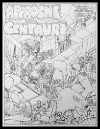 Planche originale - Approche sur Centauri