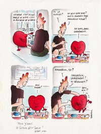 Marc Chalvin - L'histoire du petit coeur au grand coeur - Comic Strip