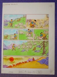 Claude Dubois - " La vie du berger " , magazine Perlin Pinpin n°24 - Comic Strip