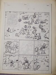 Claude Dubois - Sylvain & Sylvette - crayonné pour Jojo et compagnie - Comic Strip