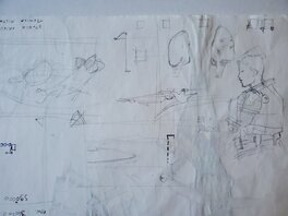 Études diverses au dos de la planche Études diverses au dos de la planche