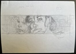 Jean-Pierre Gibrat - Crayonné préparatoire - Comic Strip