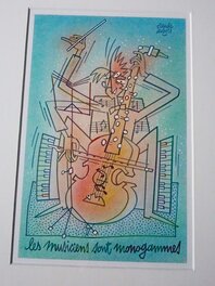 Claude Dubois - Les musiciens sont monogammes - Planche originale