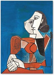 Portrait cubiste peint par Pablo Picasso 2 Portrait cubiste peint par Pablo Picasso 2
