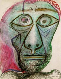 Portrait cubiste peint par Pablo Picasso 7 Portrait cubiste peint par Pablo Picasso 7