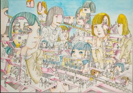 Kago Shintaro - » Grotesque & Bizarre  » – COVER – Kago Shintaro - Original Illustration