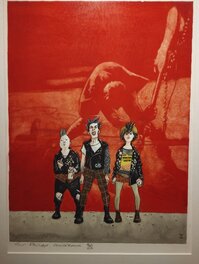 Baru - Hommage à "London calling" de The Clash - Illustration originale