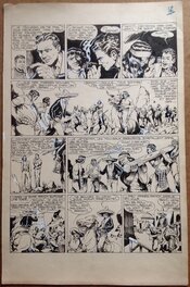Rémy Bordelet - Bordelet Rémy (RÉMY - Atelier Chott) Ramon le gaucho Planche Originale 37 Encre de Chine petit format Rancho 12 année 50 - Comic Strip