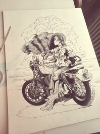 Ood Serrière - Ride - Original Illustration