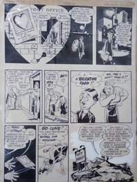 Will Eisner - Spirit Valentin - Planche originale