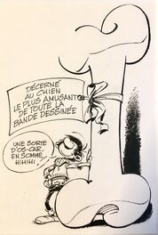 André Franquin - Gaston Lagaffe Os-car - Original Illustration