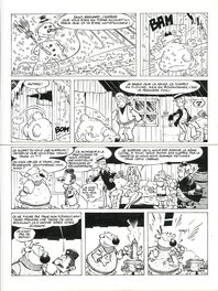 Dupa - CUBITUS rencontre KID ORDINN, OLIVIER RAMEAU, COLOMBE, ALPHONSE PERTINENT et  le SHERIF de NOTTINGHAM - Comic Strip