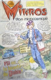 Mikros PSI ou la beauté du diable Titans 57 comic art Jean-Yves mitton