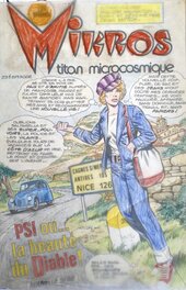 Mikros PSI ou la beauté du diable Titans 57 comic art Jean-Yves mitton Mikros PSI ou la beauté du diable Titans 57 comic art Jean-Yves mitton