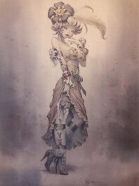 Jean-Baptiste Andréae - Azimut - Original Illustration