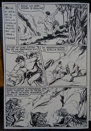 Augusto Pedrazza - Akim Gigante n°94 "Tigre reale"  -  1956 - Comic Strip