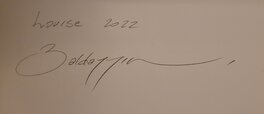 Signature au dos Signature au dos