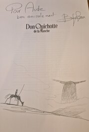 Dédicace de Brizzi dans Don Quichotte de la Manche