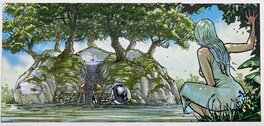 Case 3. Le détail de l'île et de la mousse sur l'île est admirable, magnifié par le rendu de la lumière. Superbe ! Case 3. Le détail de l'île et de la mousse sur l'île est admirable, magnifié par le rendu de la lumière. Superbe !