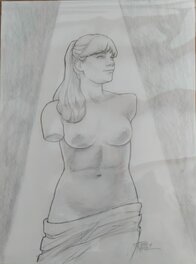 Terry Moore - Francine façon Vénus de Milo - Original Illustration