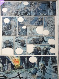 Planche originale - GORN T4 LE SANG DU CIEL   couleur directe