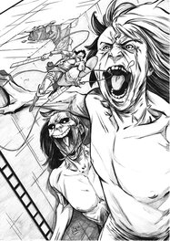 Viska - Attack ON TITAN INKR COVER - Illustration originale