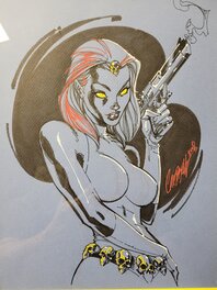 J Scott Campbell - Mystique - Original art