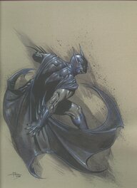 Gabriele Dell'Otto - Batman under attack - Illustration originale
