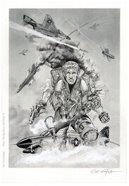 Gil Formosa - BUCK DANNY F-4 PHANTOM vs MIG - Original Illustration