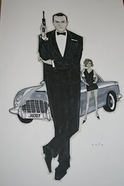 Phil Noto - James Bond 007 - Sean Connery - Illustration originale