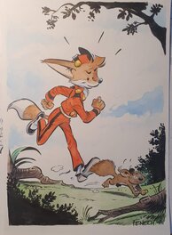 Philippe Fenech - Spirou - Illustration originale