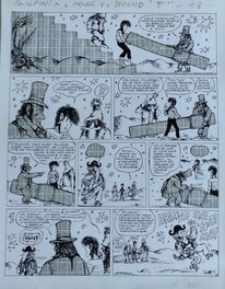 Fred - Philémon T8 A l'heure du second T - Planche originale