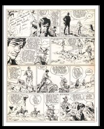 Jean Giraud - La piste des Navajos - Planche originale