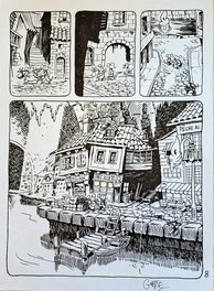 Planche originale - Page de "Ratiche poche n°1"