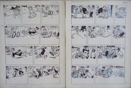 Planche originale - Bibi Fricotin 16 premières  planches (1947) de Pierre Lacroix