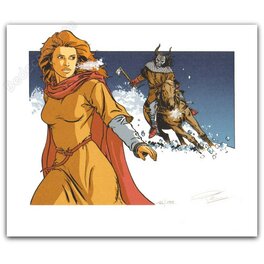 Sérigraphie Forbidden Zone - 199 ex n/s - Format de 26,5x31 cm Sérigraphie Forbidden Zone - 199 ex n/s - Format de 26,5x31 cm