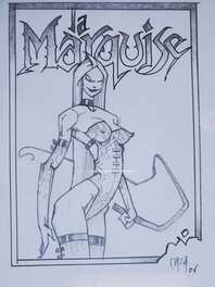 Caza - LA MARQUISE - Original Illustration