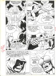 Planche originale - Jean-Yves Mitton Mikros - Titans #45 page 43