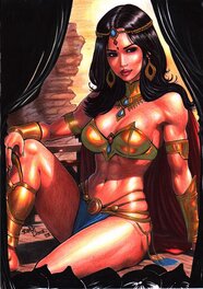 Ruth Lima - Dejah Thoris - Original Illustration