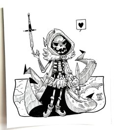 oTTami - Dessin original de l'Inktober 2023 : La classe Sram de Dofus par oTTami ! - Original Illustration